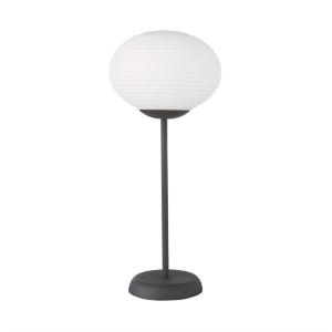 Bordslampa Glas Svart/Opal Oriva Nova 45cm