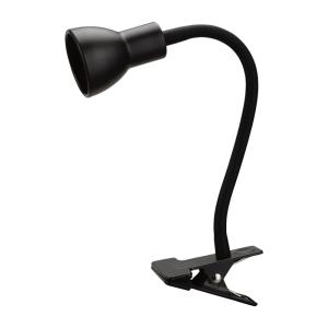 Klämlampa Svart Oriva Saga 10cm
