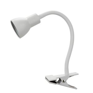Klämlampa Vit Oriva Saga 10cm