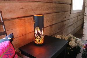 Bordslampa Svart/Guld Oriva Ax 30cm