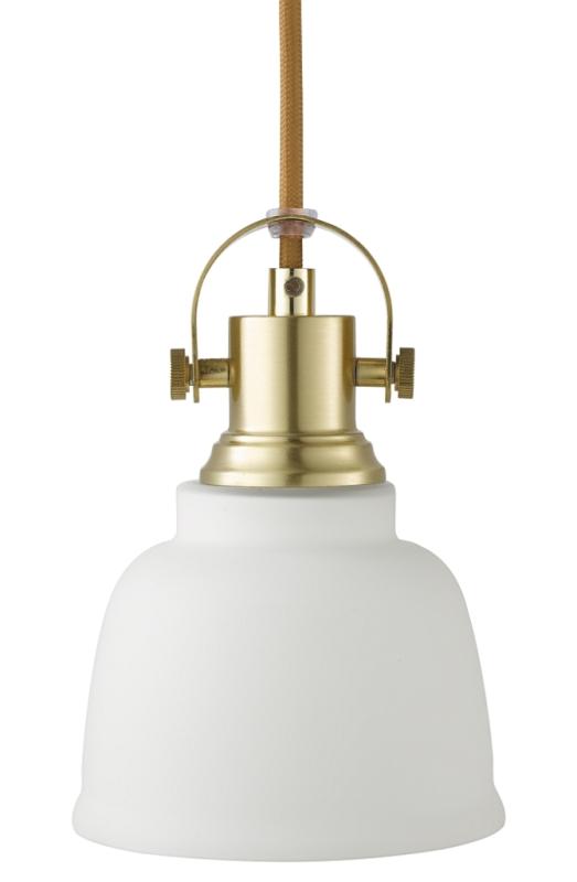 Fönsterlampa Glas Mässing/Opal Oriva Loke 17cm at lavanille