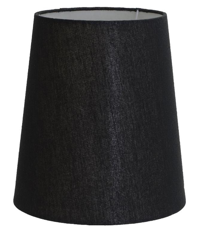 Oriva Lampskärm Linne 14,5cm Svart at lavanille