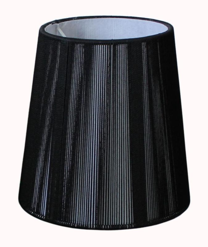 Oriva Lampskärm Rund Snöre 17cm Svart at lavanille