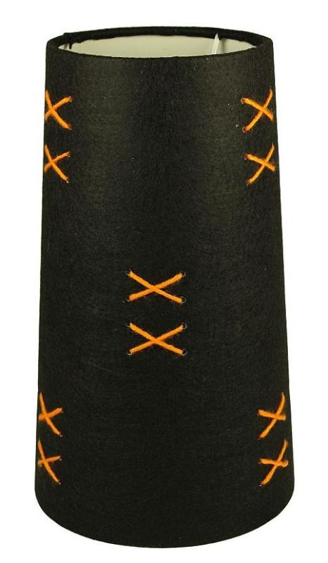 Oriva Lampskärm X 28cm Svart/Orange at lavanille