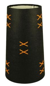 Oriva Lampskärm X 28cm Svart/Orange