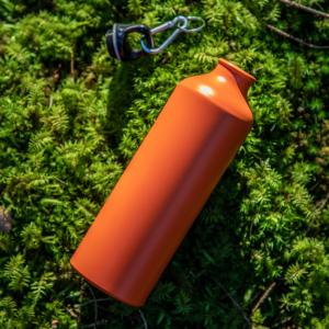 Vattenflaska Orange Aluminium 75cl Orrefors Hunting