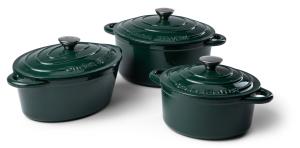 Orrefors Jernverk Gjutjärnsgryta Mörkgrön 2,8L