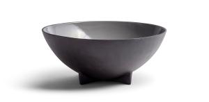 Orrefors Jernverk Gjutjärnsskål Svart Stor