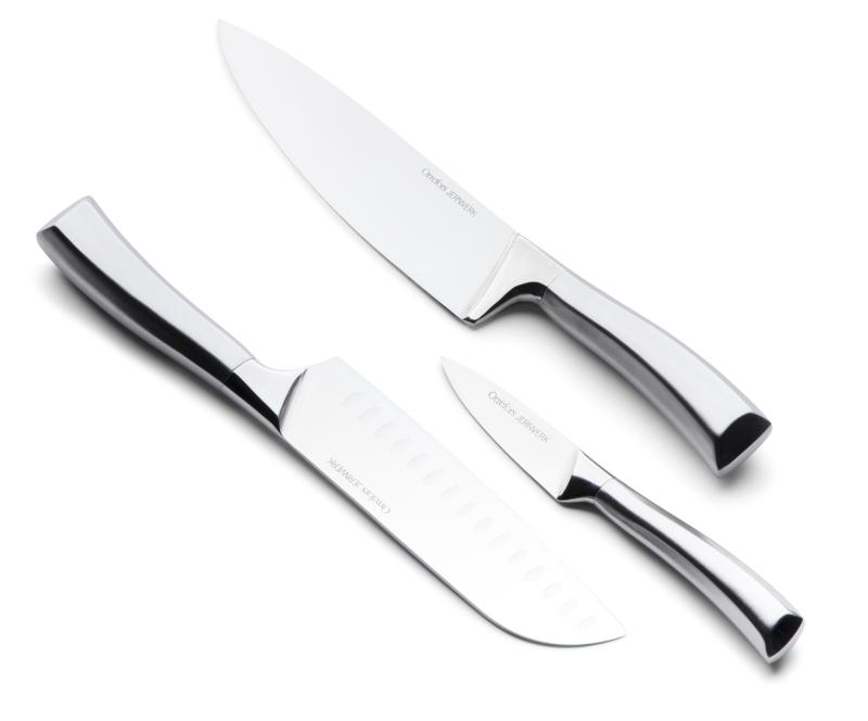 Orrefors Jernverk Knivset Stål 3-Pack at lavanille