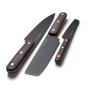 Orrefors Jernverk Knivset Svart 3-Pack