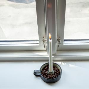 Orrefors Jernverk Ljusstake Svart 2-Pack