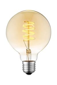 Osram LED-Lampa Glob E27 Amber 6W Dimbar