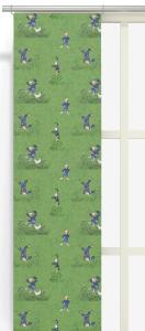 Panelgardin Arvidssons Textil Emils Glädjeskutt Grön 2-Pack