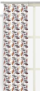 Panelgardin Arvidssons Textil Fina Fisken Rost 43x240cm 2-Pack