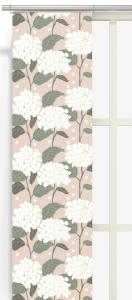 Panelgardin Arvidssons Textil Hortensia Rosa 43x240cm 2-Pack