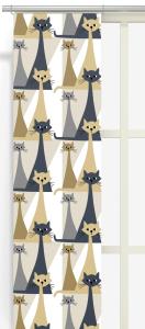 Panelgardin Arvidssons Textil Kitty Guld 43x240cm 2-Pack