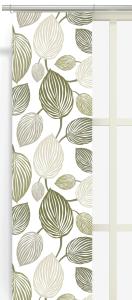 Panelgardin Arvidssons Textil Lyckans Blad Olivgrön 43x240cm 2-Pack