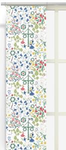 Panelgardin Arvidssons Textil Midsommardans Naturvit 43x240cm 2-Pack