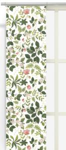 Panelgardin Grön Arvidssons Textil Blomsterlund 2-Pack
