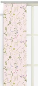 Panelgardin Rosa Arvidssons Textil Blomsteryra 2-Pack