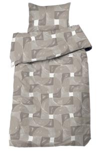 Påslakanset Milton Beige 150x210cm Redlunds