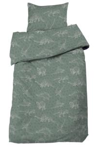 Påslakanset Barn Dino Grön 150x210cm Redlunds