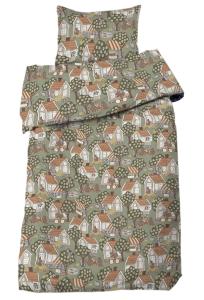 Påslakanset Spjälsäng Redlunds Åsgränd Grön 100x130cm