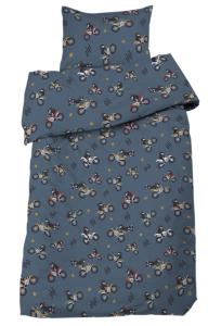 Påslakanset Barn Bikes Denim 150x210cm Redlunds