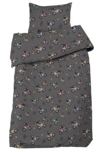 Påslakanset Barn Bikes Mörkgrå 150x210cm Redlunds