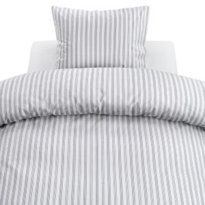 Påslakanset Randigt Mirjam Blå 150x210cm Borganäs Of Sweden