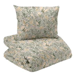 Blommigt Påslakanset Hage Gul/Grön 150x210cm Redlunds