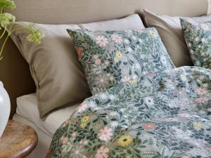 Påslakanset Blommigt Redlunds Backa Grön 150x210cm