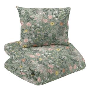 Påslakanset Blommigt Redlunds Backa Grön 150x210cm