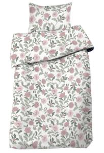Påslakanset Blommigt Redlunds Faye Offwhite 150x210cm