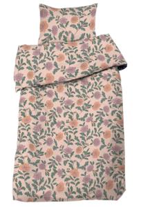Påslakanset Blommigt Redlunds Faye Persika 150x210cm