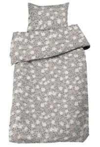 Påslakanset Blommigt Redlunds Hedvig Linnebeige/Blå 150x210cm