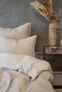 Påslakanset Dubbeltäcke Borganäs of Sweden Rolling Beige 220x210cm