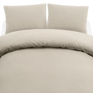 Påslakanset Dubbeltäcke Borganäs of Sweden Rolling Beige 220x210cm