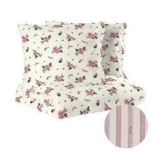 Påslakanset Dubbeltäcke Redlunds Stina Bäckebölja Rosa Blommigt 220x210cm