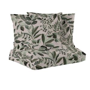 Påslakanset Dubbeltäcke Theo Grön 220x210cm Redlunds