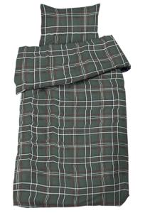Påslakanset Flanell Redlunds Cervinia Grön 150x210cm