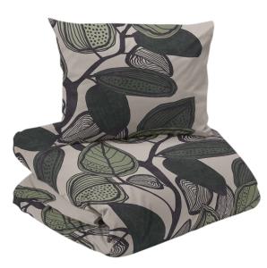 Påslakanset Grenar Grön 150x210cm Redlunds