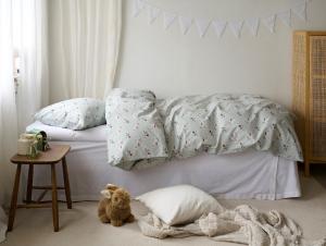 Påslakanset Grön Borganäs of Sweden Plingeling 150x210cm