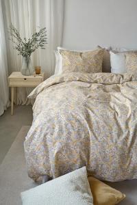 Påslakanset Gul Borganäs Of Sweden Blackberry 150x210cm