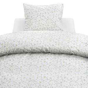 Påslakanset Blommigt Gul Vilja 150x210cm Borganäs Of Sweden