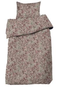 Påslakanset Hage Vinröd 150x210cm Redlunds