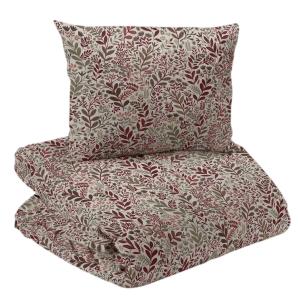 Påslakanset Hage Vinröd 150x210cm Redlunds