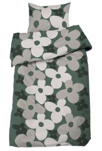 Påslakanset Happy Grön 150x210cm Redlunds