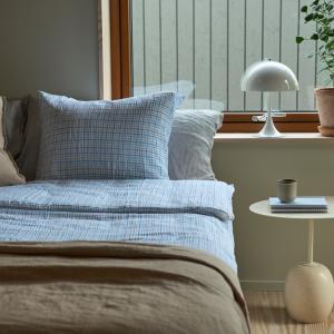 Bäckebölja Påslakanset Kosta Linnewäfveri Dalskog Blå 150x210cm