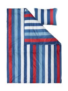 Påslakanset Mikrofiber Randigt Saltvik Marinblå 150x210cm Lord Nelson Victory